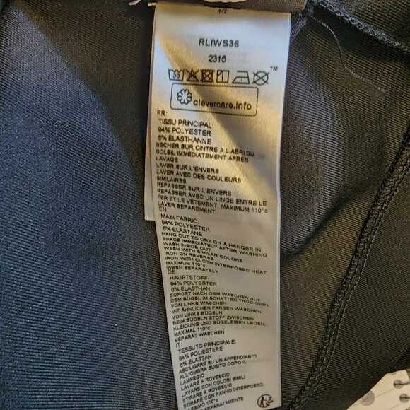 Rossignol Women’s Small Black Long Sleeve Top Iridescent Elbow Patches EUC - Picture 6 of 8